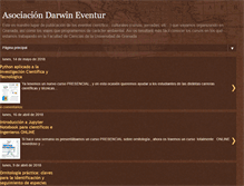 Tablet Screenshot of darwineventur.com